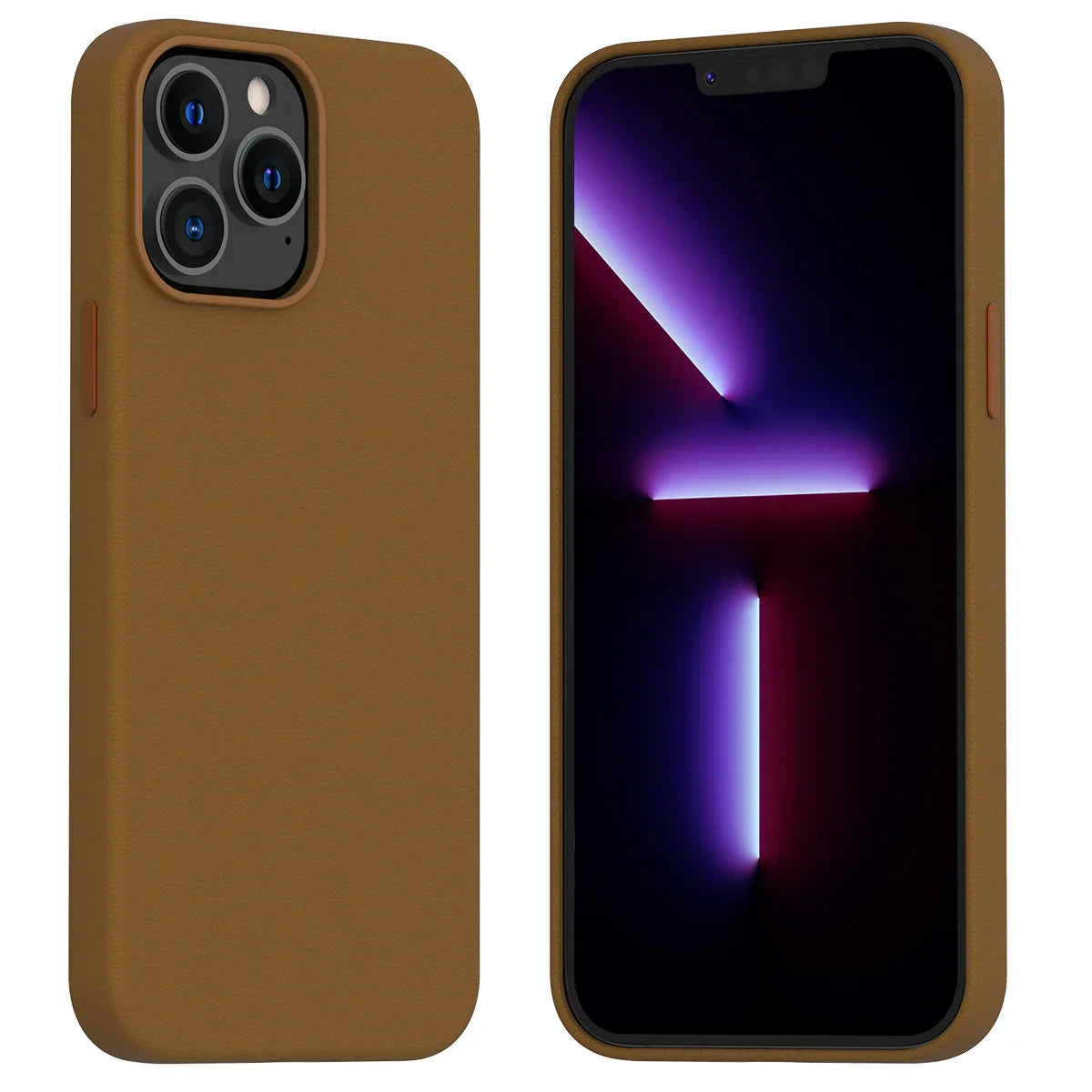 Araree Pellis Pu Leather Case For iPhone 13 Pro - Brown - Tashqila Araree Pellis Pu Leather Case For iPhone 13 Pro - Brown - Tashqila